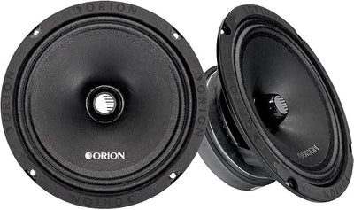 ORION Cobalt CM854 High Efficiency 8" Mid-Range Bullet Loudspeakers, 1200W Max Power, 300W RMS, 4 Ohm, 1.5" Voice Coil - Pro Car Audio Stereo, Midrange Speakers (Pair)