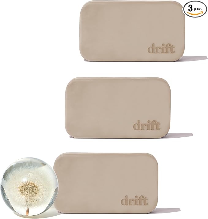 Drift Car Air Freshener - The Original Stone Air Freshener - Car Odor Eliminator - Long Lasting Scent - Metal Clip - Essential Oils -Clean Ingredients - Open Air Scent 3 Pack Refill - NO CLIP INCLUDED