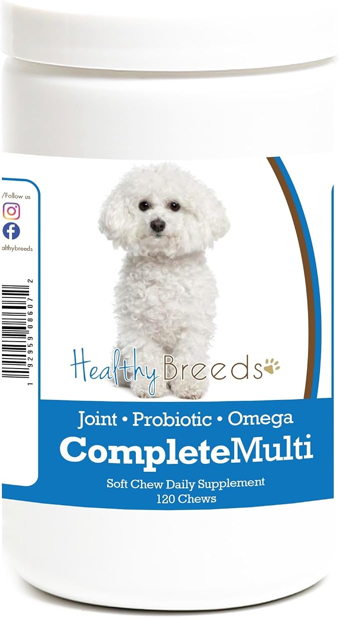 Healthy Breeds Bichon Frise All in One Multivitamin Soft Chew 120 Count