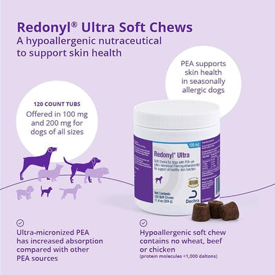 Redonyl Ultra Soft Chews for Dogs 100 mg, 120 Count