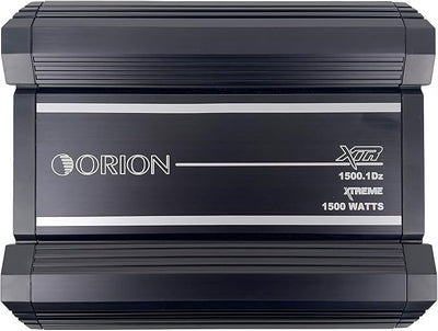 Orion XTR Series XTR1500.1DZ High Power Monoblock Class-D Car Amplifier - 1500W RMS, 1-Ohm Stable, Low-Pass Crossover, Bass Boost Control, MOSFET Power Supply, Bass Knob Included, Made in Korea