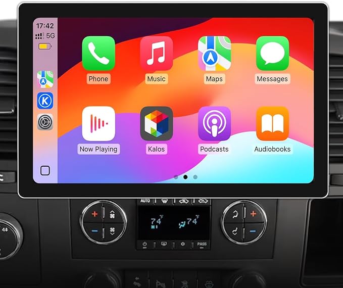 Junsun 11.5inch Car Radio Stereo for Chevy Chevrolet Silverado 2007-2013 Tahoe Equinox GMC Sierra Yukon with Android 13 CarPlay Android Auto Bluetooth FM Backup Camera【4Core+64GB】