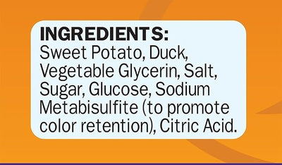 (3 Pack) Cadet Duck and Sweet Potato Dog Treat Wraps, 28 Ounces each