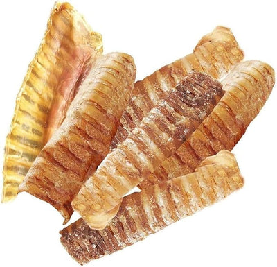 hotspot pets Premium Beef Trachea for Dogs 6" Strips Split - All Natural Grass-Fed Beef Dog Chews, Rich in Glucosamine Chondroitin for Joint Health, Single Ingredient No Rawhide Dog Treats (100 Pack)