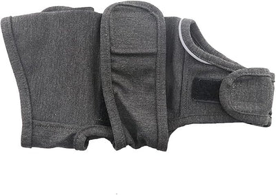 Dog Anxiety Relief Shirt, Adjustable Anxiety Coat Jacket for Fireworks, Thunderstorm, Travel, Separation, Calming Vest Wrap for Small Medium Large Dogs (L)