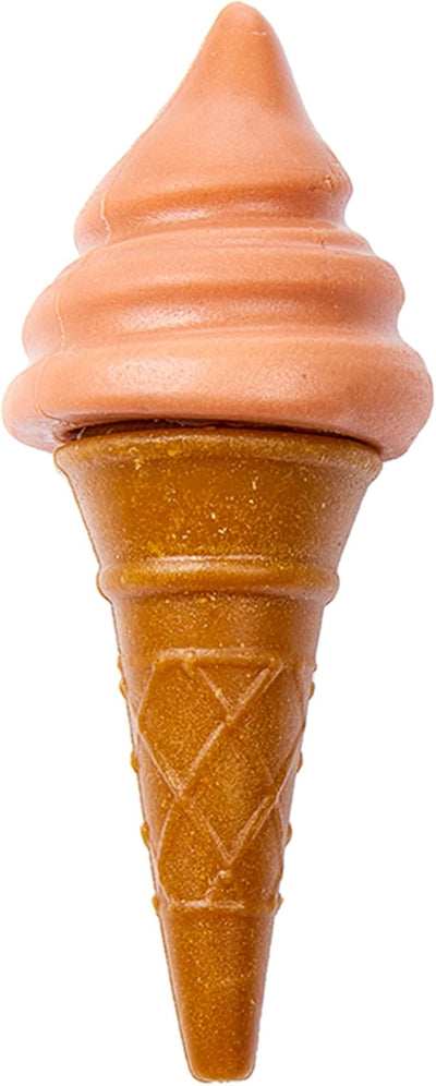 SPOT Pup Ice- Ready to Freeze at Home Dog Treats-Edible Chews for Medium Breed Dogs & Puppies with Real Chicken to Keep Your Pup Cool Year Round, Waffle Cone Strawberry Flavor, 2pcs