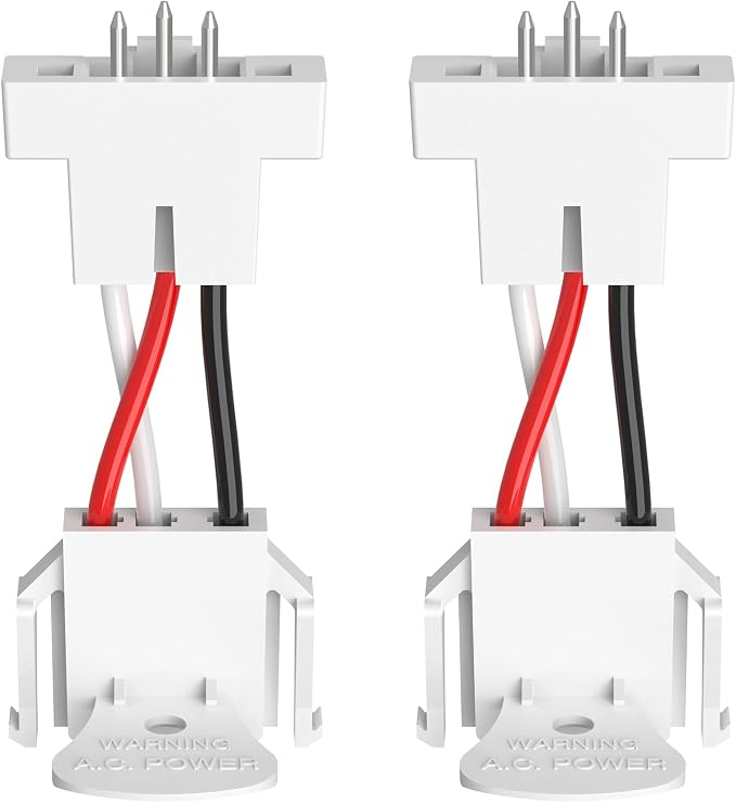 Siterlink Quick Connect Smoke Detector Adapter Plug, Compatible with GS562A Hardwired Smoke Alarm to Connect Existing Wiring Harness GA6217K 12-Pack