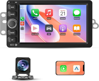Junsun 8 Core Car Radio Stereo for Chevy Chevrolet Silverado 2003-2006 Impala SSR Tahoe Tahoe GMC Siera Yukon Hummer with Android 15 Wireless CarPlay Android Auto Bluetooth FM/AM WiFi 【4GB+64GB】