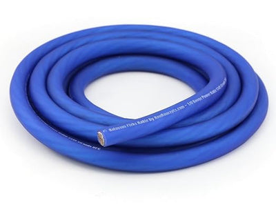 KnuKonceptz Kolossus Flex Kable OFC 0 Gauge Power Wire Copper Cable Blue (50 ft) 1/0 AWG