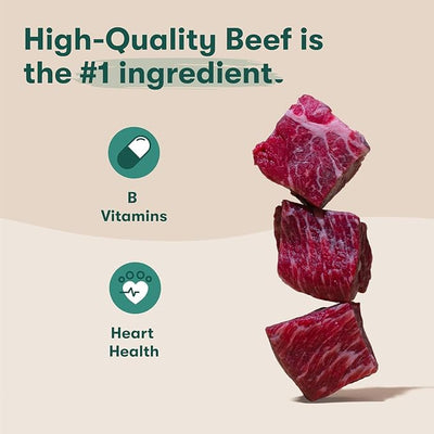 Jinx Oven-Baked Beef Bone Broth Biscuit Dog Treats Bundle - Pack of 2