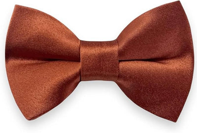 Detachable Dog Bow Tie, Slide-On Pet Bowtie for Collars, Stylish Durable Dog Lover Accessory Small, Medium & Large Dogs (Terracotta, Small (3.5in Wide))