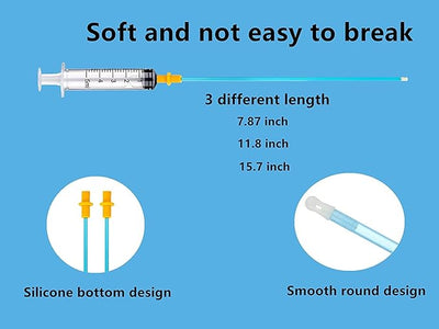 5 Set AI Artificial Insemination Dog Breeding Kit, Canine Breeding Kit, Dog Insemination Breeder Kit, Disposable Canine Artificial Insemination, Canine Breeding Supplies (7.87 inch) S
