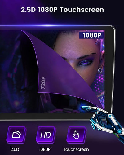 Hikity 2+64GB for Kia Soul 2014 2015 2016 2017 (Manual A/C) Android Car Stereo Wireless Carplay Android Auto 9 Inch Touchscreen Car Radio GPS Navigation WiFi Bluetooth FM EQ+Backup Camera