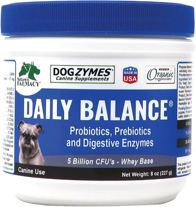 DOGZYMES Dissolvable Powder Digestive Enhancer for Dogs, (8 Ounce)