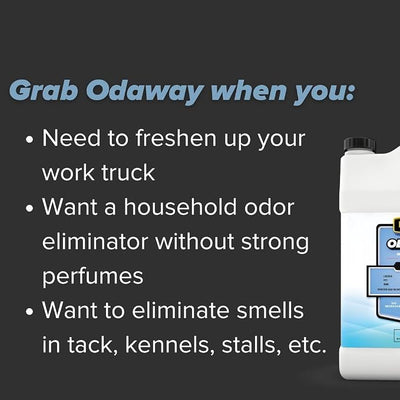 Pyranha Odaway Ready-to-Use Odor Eliminator Spray – Broad Spectrum Scent Neutralizer for Home, Kennel, Car, Bathroom & Gear, BOV Can 15 oz