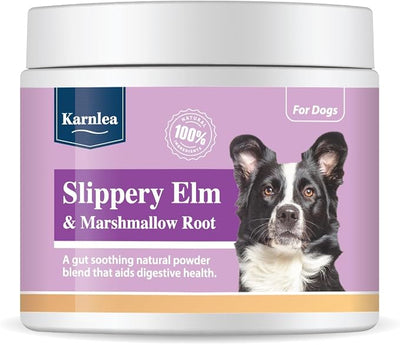 Slippery Elm & Marshmallow Root Powder 100g | 100% Natural Digestive Aid for Dogs | Soothing Support | Tree Barks Powder for Dogs & Cats | Tummy Settler Diarrhoea Relief