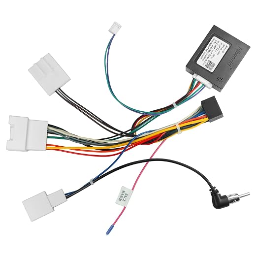 Radio Wiring Harness with JBL Canbus for Toyota Camry 2006-2011, RAV4 2006-2012, Highlander 2008-2013, Android Stereo ISO Connector Adapter, Support Steering Wheel Control