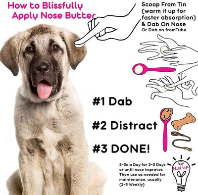 The Blissful Dog Anatolian Shepherd Nose Butter, 8OZ