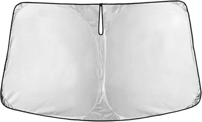 EcoNour Windshield Sunshade Compatible for Porsche 718 Boxster 2017-2021 2022 2023, Sun Visor for Front Windshield & Window Sun Shade Cover, UV Heat Blocker & Protector, Car Accessories