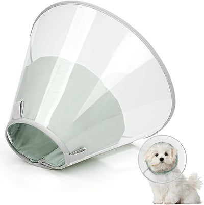 Dog Cone Collar to Stop Licking with Soft Liner, Comfortable Elizabeth Recovery Collar for Large Medium Dogs After Surgery, Pet Neck Head Cone Alternative,XXL