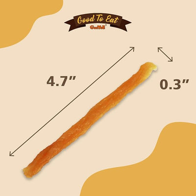 Gootoe Soft Turkey Tendon Strip 3oz, Natural Chewy Snack, USA-Sourced Turkey Tendon, Premium Training Chews, Hypoallergenic, Ideal for Small & Senior Dogs