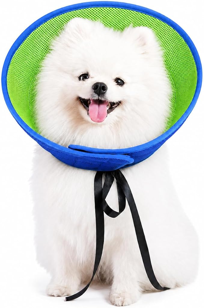 Soft Dog Cone Collar to Stop Licking After Surgery, Comfy Dog Cone Alternative for Large Medium Small Dogs/Cats, Adjustable Washable E-Collar for Spay Neuter Recovery and Neck Protection