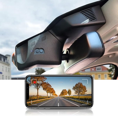 Fitcamx 4K Dash Cam Suitable for Land Rover Range Rover 2010-2017 (HD2-D3700) & Range Rover Sport, OEM Look, UHD 2160P Video, Built-in WiFi & APP, Loop Recording, G-Sensor, Easy to Install, 64GB Card