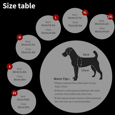 Warm Dog Winter Coat, Windproof Dog Cold Weather Jacket, Reflective & Adjustable Black Pet Vest with Harness, Thick Polar Fleece Lining Cozy Apparel for Small Medium Cats