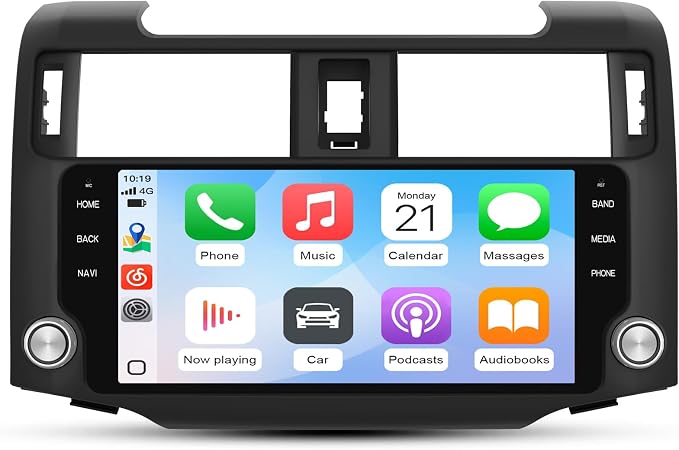 Junsun Car Radio Stereo Android 13 for Toyota 4runner 2010-2022 with GPS Navigation CarPlay Android Auto