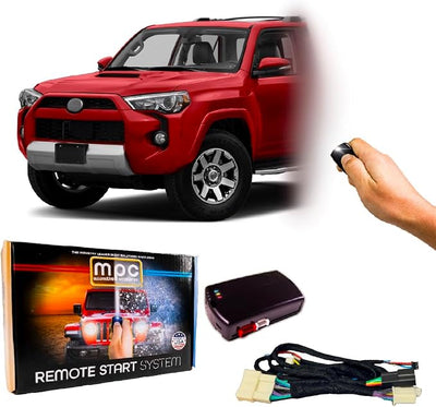 MPC Remote Start Kit Compatible with Toyota 4Runner 2010-2019 || Plug and Play || Push to Start Only || Lock 3X to Start || USA Tech Support