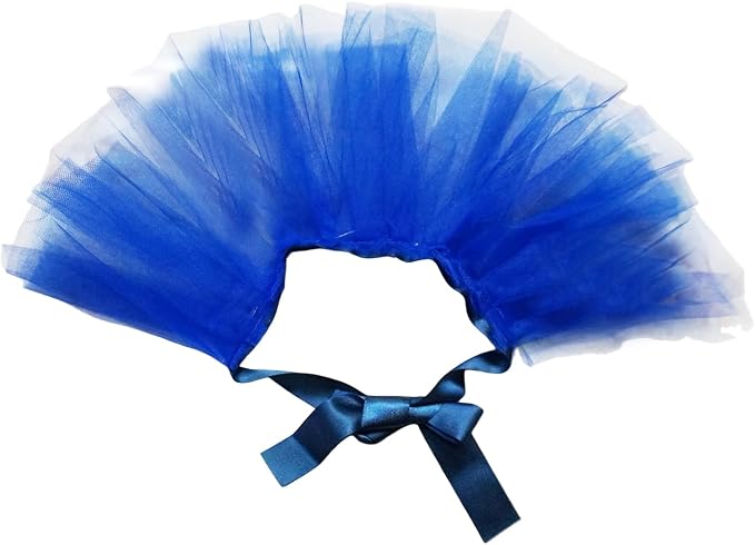 Dog Tutu Tulle Dress for Dogs Small Large Medium Puppy Dress Ballerina Costume Skirt for Holiday Puppy Cats Bunny Pet Outfit 4th of July Party Photo Prop Supplies (Blue, Small)