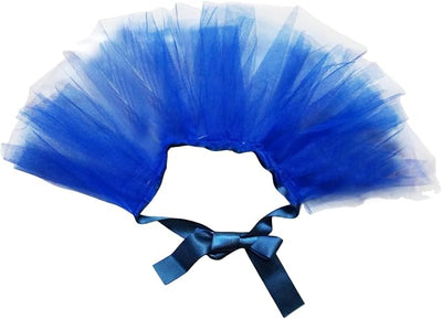Dog Tutu Tulle Dress for Dogs Small Large Medium Puppy Dress Ballerina Costume Skirt for Holiday Puppy Cats Bunny Pet Outfit 4th of July Party Photo Prop Supplies (Blue, Small)