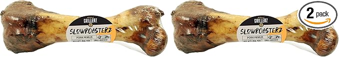 Grillerz Pork Femur, for Pets | Wrapped | Pack of 2