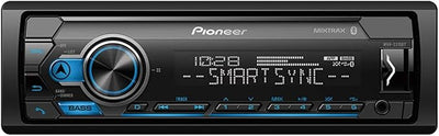 Pioneer MVH-S310BT Single Din Built-In Bluetooth, MIXTRAX, USB, Auxiliary, Pandora, Spotify, iPhone, Android and Smart Sync App Compatibility Car Digital Media Receiver