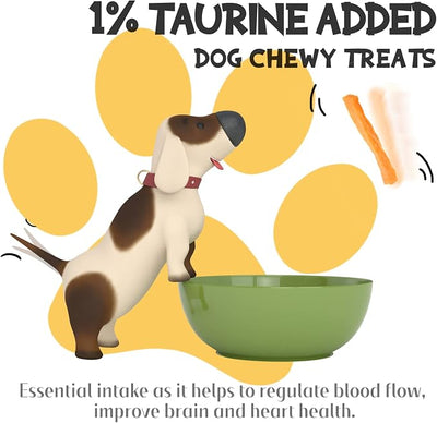 Dog Treats Chews, Sweet Potato Strips, Gluten & Grain Free Dog Snacks for Training Rewards 10.6 oz