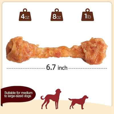 TailParty Turkey Tendons for Dogs (Bone, L, 1 lb), All Natural Dental Chews for Large Dogs, Rawhide Alternative, Long-Lasting Training-Reward Treats for Health-Conscious Pet Owners