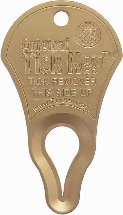 The Original Tick Key - Tick Detaching Device - Portable, Safe and Highly Effective Tick Detaching Tool (Sand Stone)