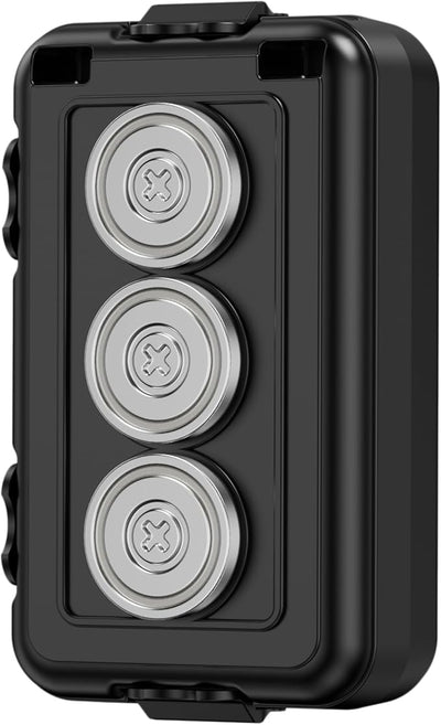 Magnetic Key Box, Hide A Key Holder, Under Car Magnetic Key Storage, Waterproof Hidden Key Box for Outside, Car Key Hider Magnet for Vehicles Travel (MM1 Regular)
