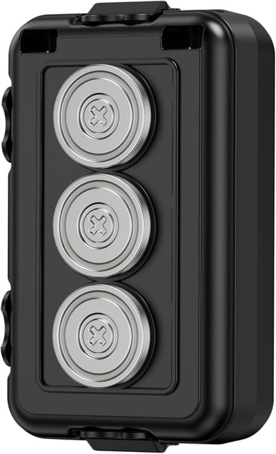 Magnetic Key Box, Hide A Key Holder, Under Car Magnetic Key Storage, Waterproof Hidden Key Box for Outside, Car Key Hider Magnet for Vehicles Travel (MM1 Regular)