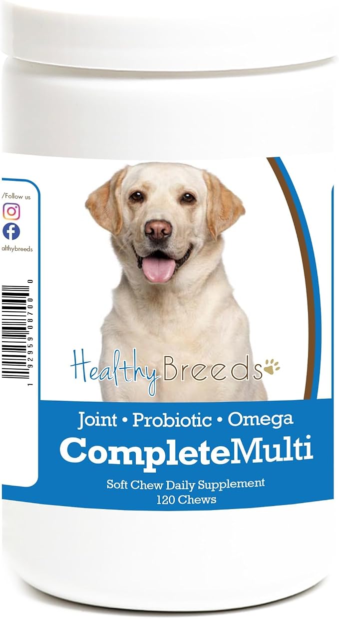 Healthy Breeds Labrador Retriever All in One Multivitamin Soft Chew 120 Count