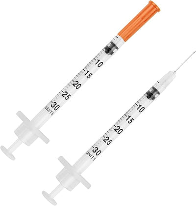 UltiCare VetRx U-100 Pet Insulin Syringes, Comfortable and Accurate Dosing of Insulin for Pets, Compatible with Any U-100 Strength Insulin, Size: 3/10cc, 29G x 1/2’’, 100 ct Box