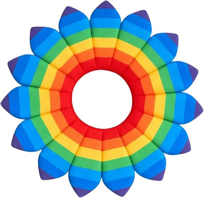 CheetahBoo Flower Rainbow Dog Flower Costume Dogs XS XXL Pride Bandana Collar Birthday Gay Halloween Costumes, M
