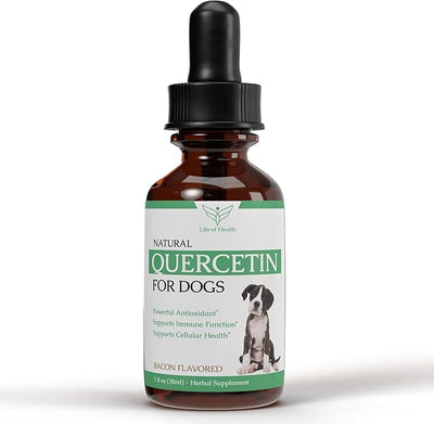 Quercetin for Dogs - Quercetin for Dogs Allergies - Supports Immune, Respiratory, Skin Health & More - Dog Allergy Support - Dog Allergy Relief - 1 fl oz