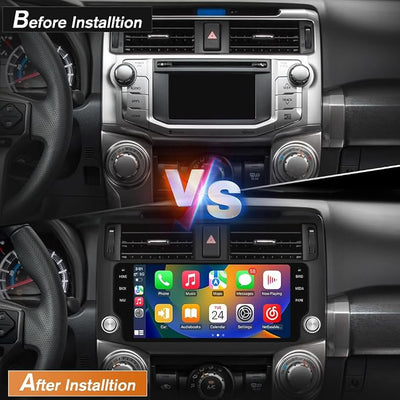 Junsun Car Radio Stereo Android 13 for Toyota 4runner 2010-2022 with GPS Navigation CarPlay Android Auto