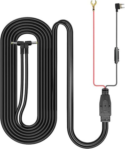 Seventour Car TV Headrest Monitor Hardwired Kit Battery Fuse Power Cable (2 Ports)