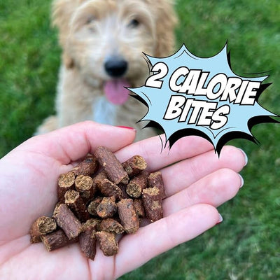 Chippin Low Calorie Training Treats for Dogs & Puppies, Reward Confidently with Real Fish & Sweet Potato Soft Mini Bites, Healthy, Natural, 2 Calories Each, No Chicken, 4 Pack