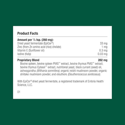 Standard Process Canine Immune System Support - Immune Support Supplement for Dogs - Powder Canine Supplement Aids Overall Health & Wellness - Immunity Support Supplement with Zinc & Kelp - 30 g