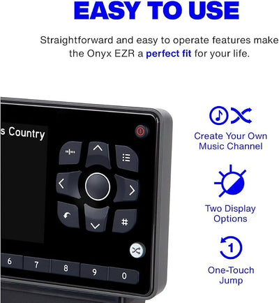 Onyx EZR Satellite Radio with Vehicle Kit (SXEZR1V1) | SiriusXM