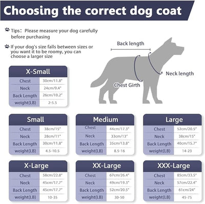 SAWMONG Waterproof Dog Winter Coat, Warm Fleece Lined Dog Jacket with Hood, Windproof Puppy Coat, Pet Apparel Vest Outdoor&Indoor Winter Activities(TiedyePurple,XXXL)