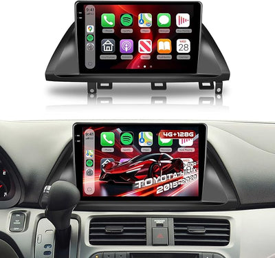 【Android15/4+128G】 Car Radio for Honda Odyssey 2005-2010 with Wireless CarPlay/Android Auto,10.1" in-Cell Touchscreen car Stereo with 5Ghz-WiFi Mirror Link FM/RDS Radio GPS Bluetooth AHD Camera